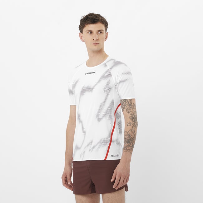 T-shirt Salomon S/LAB Speed T-Shirt Hvid | LC2693400