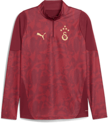 Sweatshirt Puma Galatasaray SK Training Long-Sleeve 1/4 Zip Top with Star Logo Bourgogne | 949103-003, 0