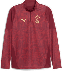Galatasaray SK Training Long-Sleeve 1/4 Zip Top with Star Logo
