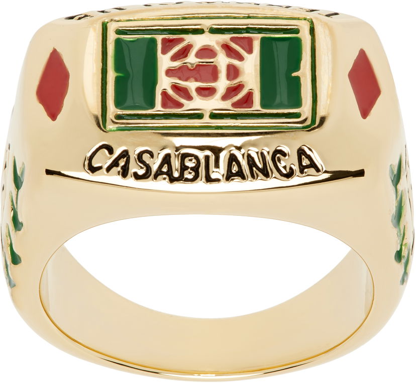 Ring Casablanca Tennis Club Gold Ring Metalisk | APS25-JW-087-01