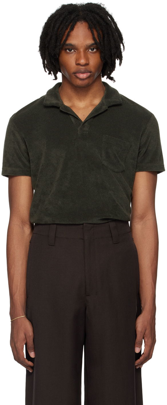 Polo skjorte Orlebar Brown Open Placket Polo Shirt Grøn | 279294, 0