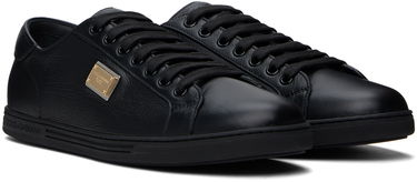 Sneakers og sko Dolce & Gabbana Saint Tropez Calfskin Sort | CS1735AN990, 3