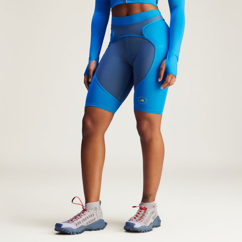 Shorts adidas Performance Stella McCartney Two-Tone Bike Shorts Blå | JH3337