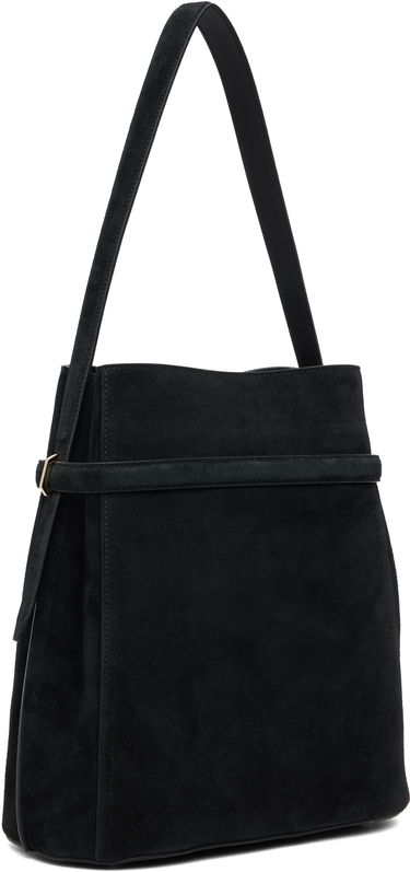 Håndtaske TOTEME TOTEME Belted Suede Bucket Bag Beige | 253-WAL0048-LE0004, 4