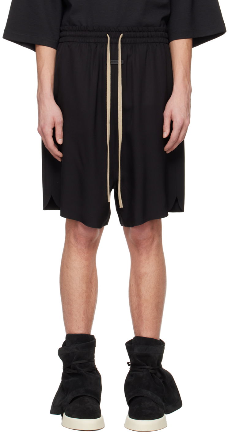 Shorts Fear of God Black Relaxed Shorts Sort | FG840-341SIW