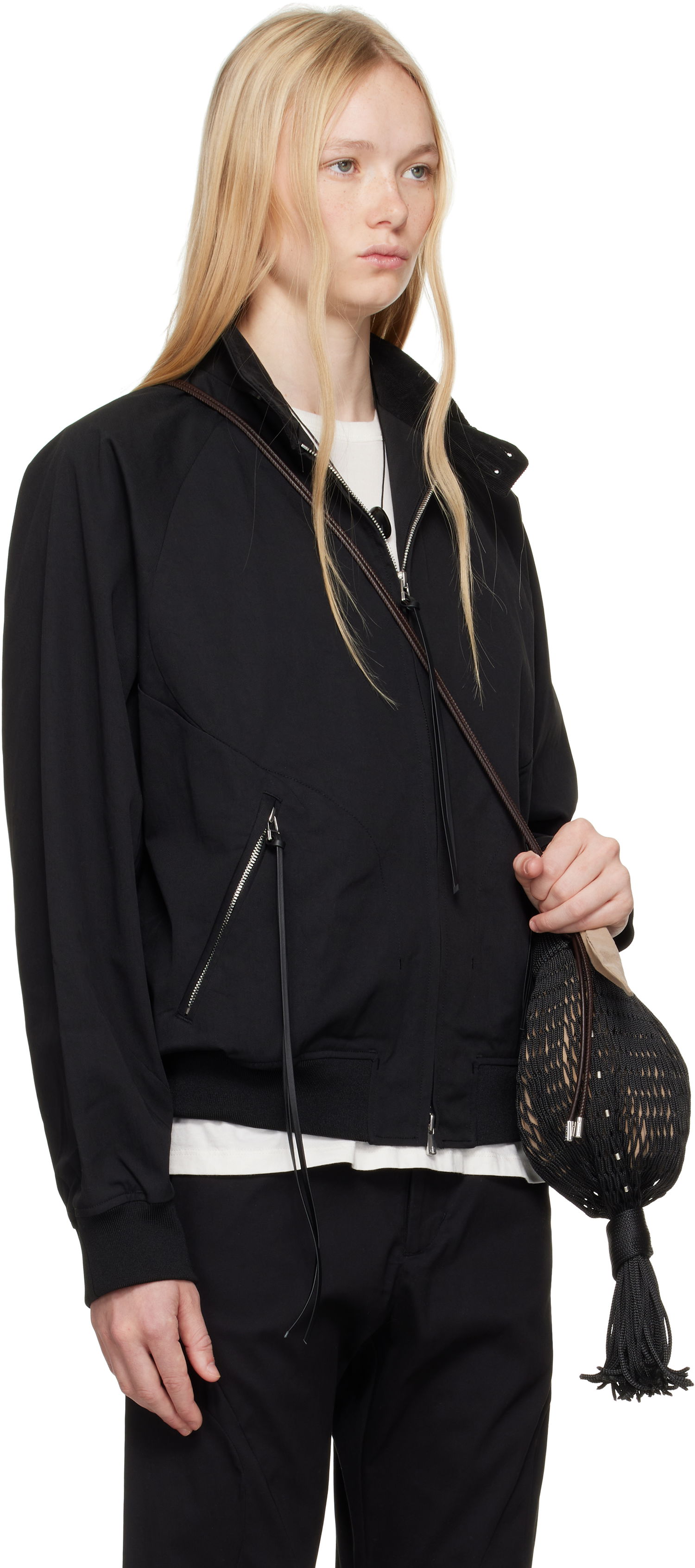 Bomberjakke Post Archive Faction (PAF) PAF 8.0 Center Bomber Jacket Sort | 8.0 OBC-B, 1