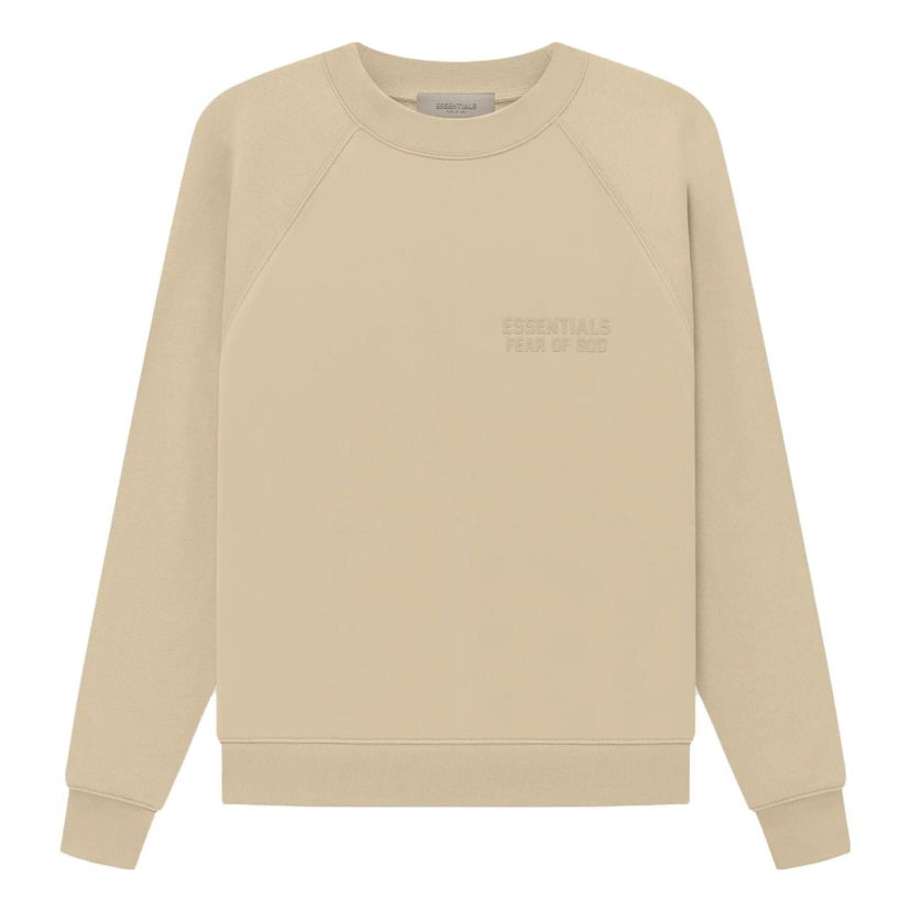 Sweater Fear of God Essentials Fear of God Crewneck Sweatshirt Beige | 192BT222044F