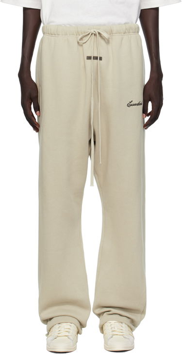 Joggingbukser Fear of God Fear of God ESSENTIALS Relaxed Fleece Piping Sweatpants Beige | 130SP258066F, 0