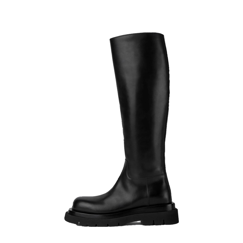 Sneakers og sko Bottega Veneta Knee High Lug Boot Sort | 716225 V1AO0 1000