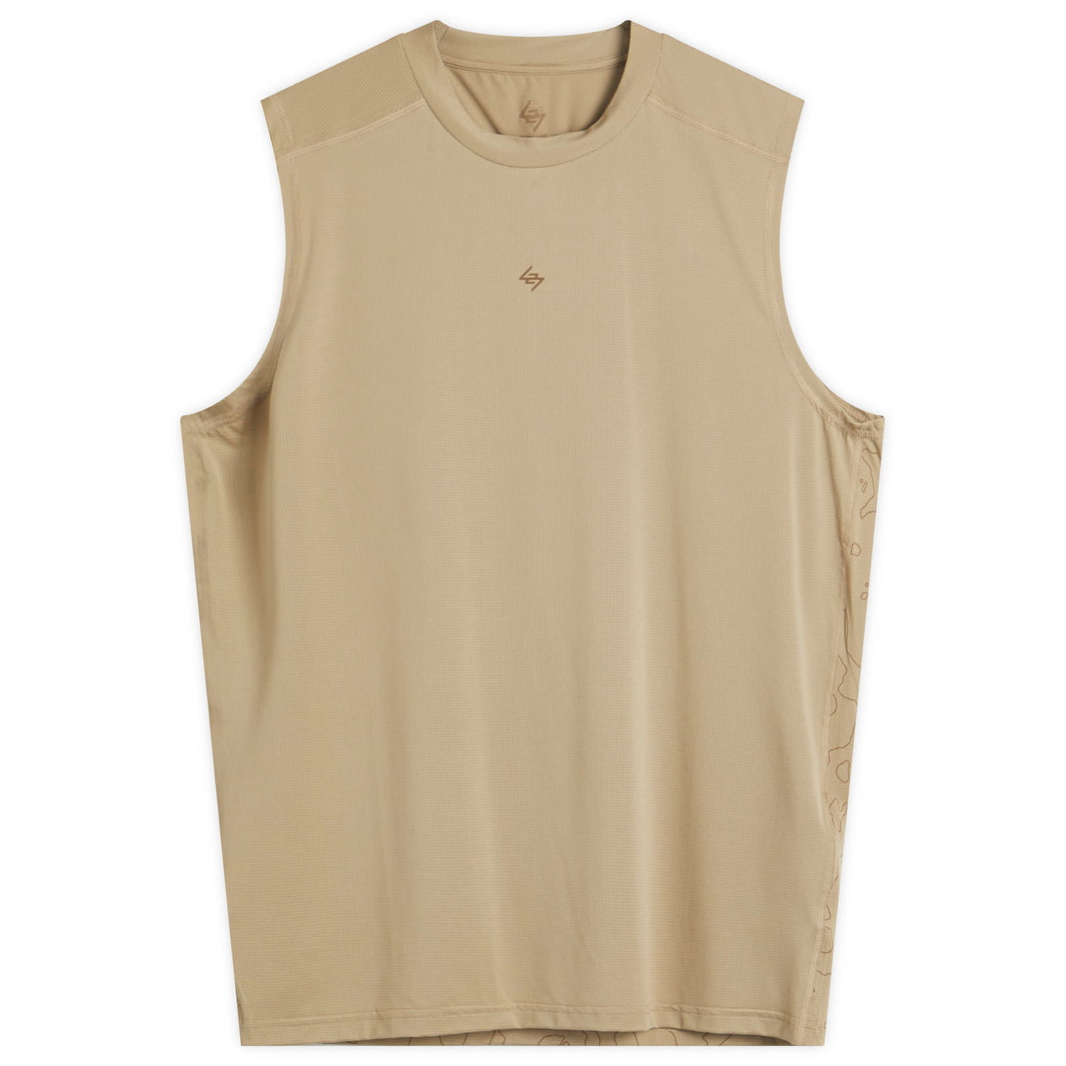 Tanktop Represent Clo 247 Contour Run Tank Top Beige | 247M4163-25, 0
