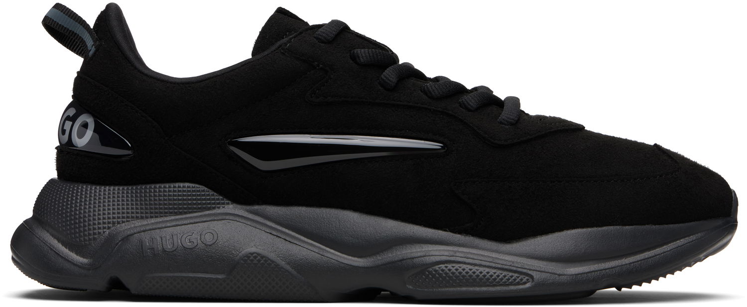 Sneakers og sko BOSS Hugo Logo Faux-Suede Sort | 50548504, 0
