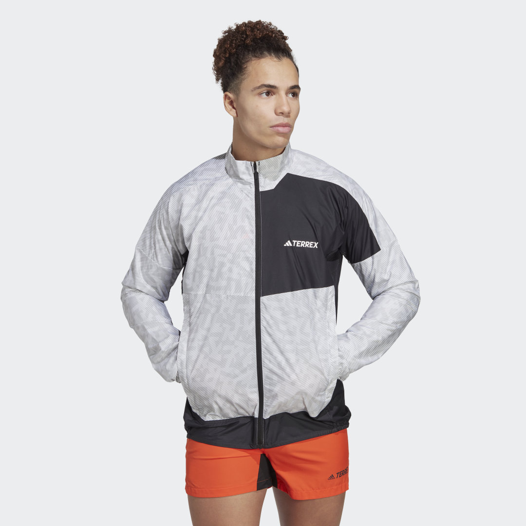 Vindjakke adidas Performance Terrex Trail Running Windbreaker Hvid | HZ1299, 0