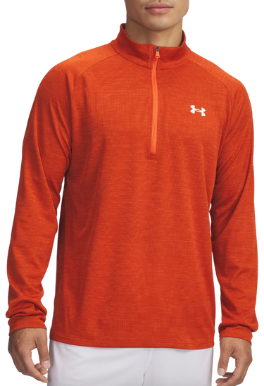 Sweatshirt Under Armour UA Tech Textured 1/2 Zip Top Orange | 1382797-844, 0