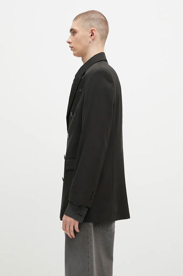 Frakker Martine Rose Double Breasted Short Coat Sort | 328WT05006, 1