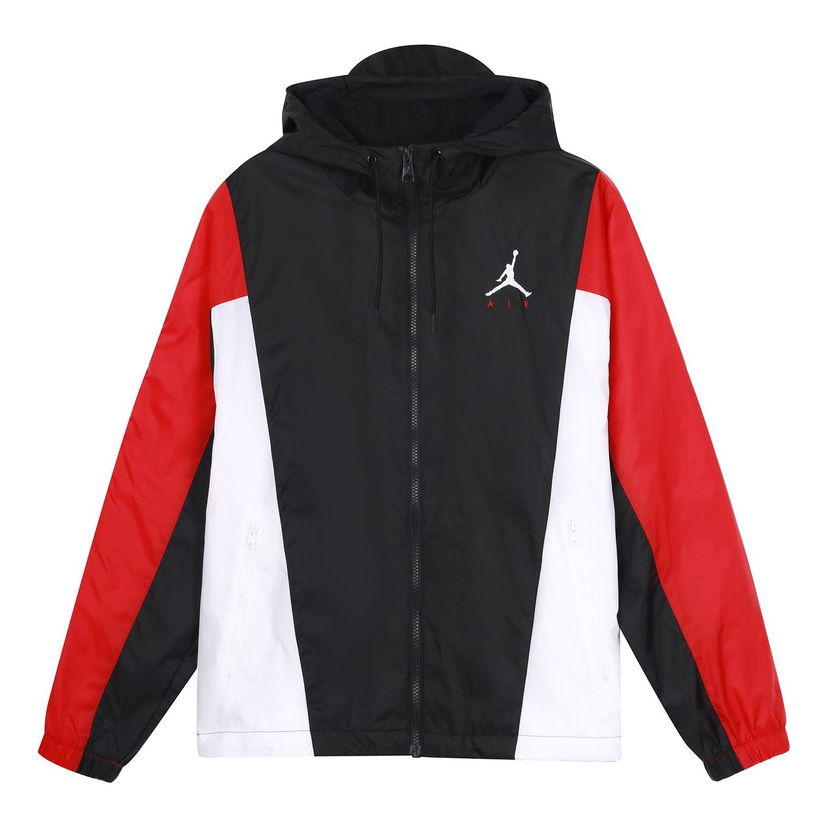 Vindjakke Jordan Air Jordan Men's Colorblock Woven Windbreaker Sort | DQ8642-010