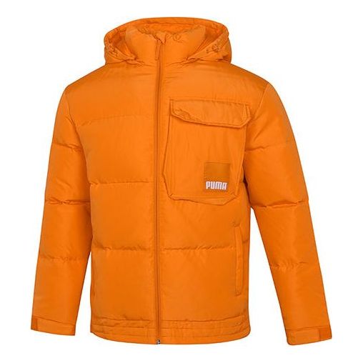 Jakke Puma Loose Down Jacket with Hood Orange | 532915-29