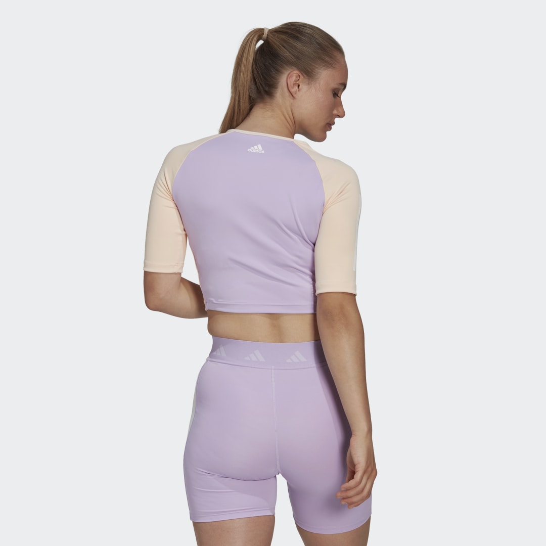Crop top adidas Originals Hyperglam Training Crop Lyserød | HZ6964, 1