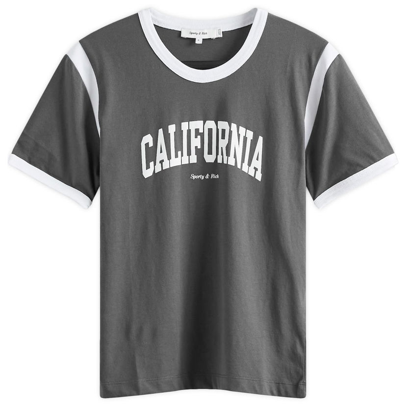 T-shirt Sporty & Rich Califronia Sports Sort | TO048S405CF-111