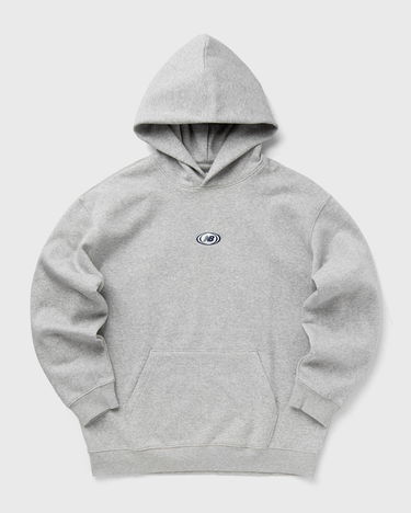 Sweatshirt New Balance Hoops Hoodie Grå | MT41581-AGT, 0