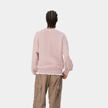 Sweatshirt Carhartt WIP Nelson Sweatshirt "Glassy Pink garment dyed" Lyserød | I029537_1NJ_GD, 3