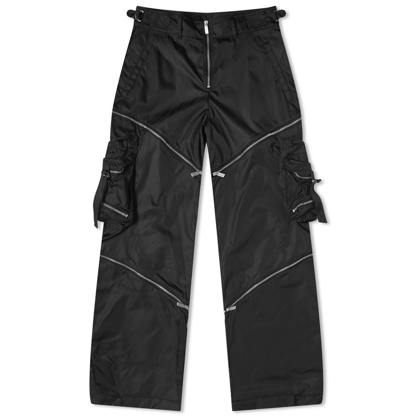 Cargo bukser Off-White Nylon Cargo Pant Sort | OMCF039F23FAB0021000
