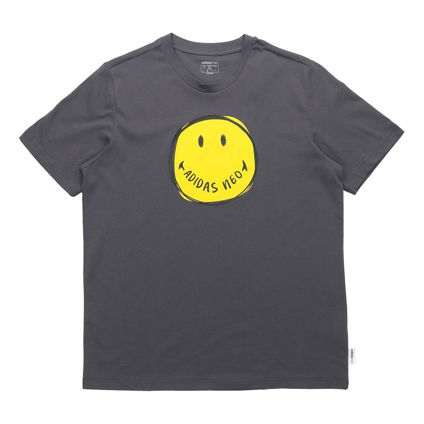 T-shirt adidas Originals Neo Smiley Graphic T-Shirt Grå | GP5781