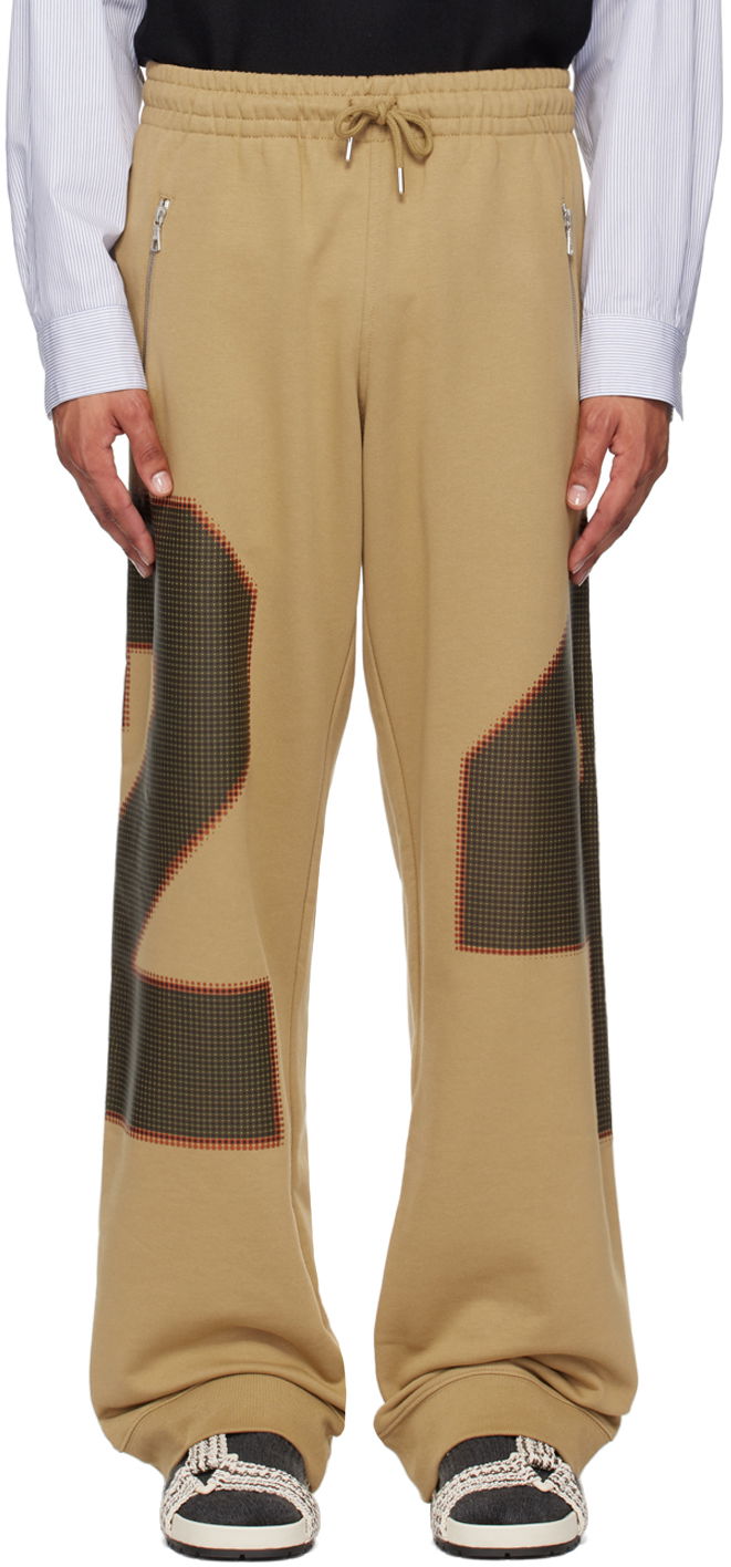 Joggingbukser Dries Van Noten Beige Loose Sweatpants Beige | 242-021168-9610