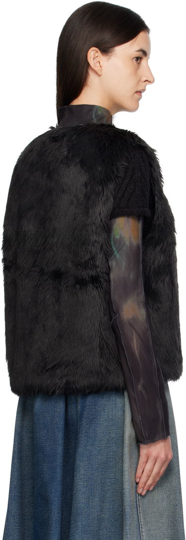 Vest Andersson Bell Andersson Bell Reversible Faux-Fur Vest Sort | awa723u, 2