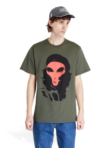 T-shirt Pleasures Alien T-Shirt Grøn | P22W057 OLIVE