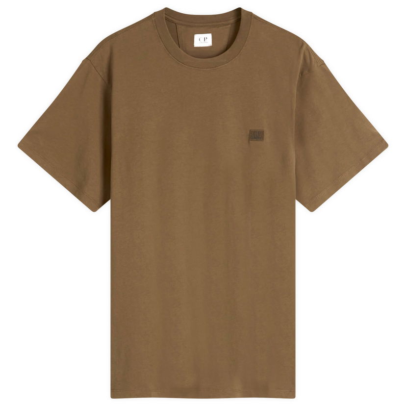 T-shirt C.P. Company C.P. Company 30/1 Logo Patch T-Shirt Brun | 18CMTS031A-005100W-683