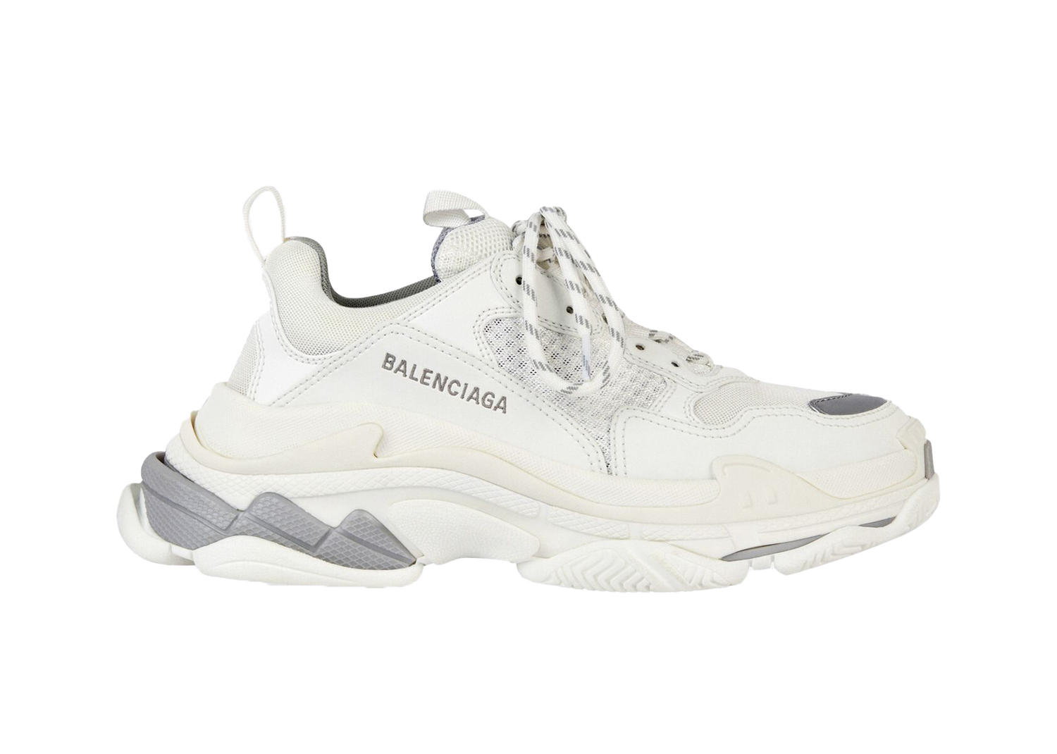 Sneakers og sko Balenciaga Triple S White Grey W Hvid | 524039W2FS41200, 0