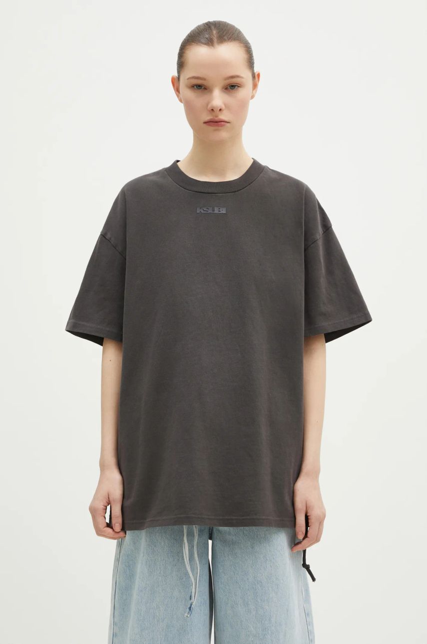 T-shirt Ksubi KSUBI Sott Boyfriend T-Shirt Grå | WPS25TE010, 0