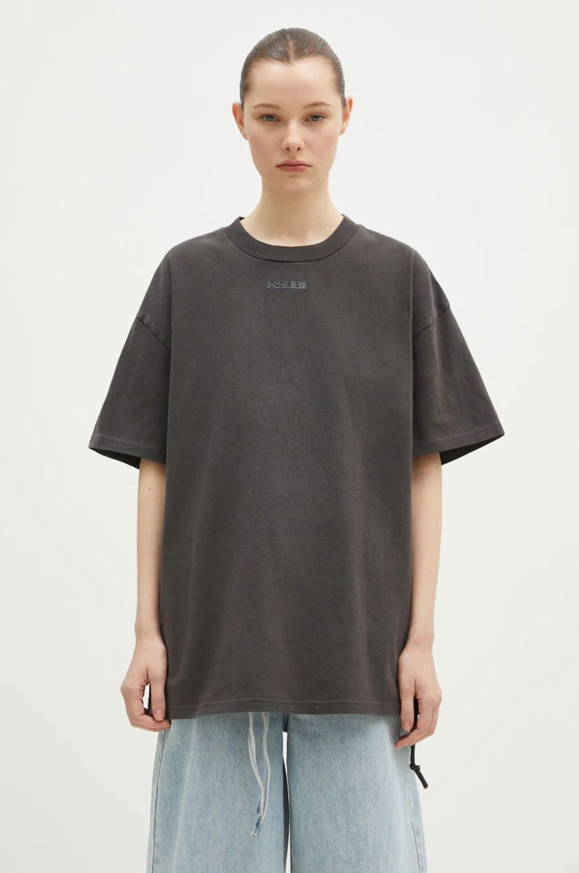 T-shirt Ksubi KSUBI Sott Boyfriend T-Shirt Grå | WPS25TE010