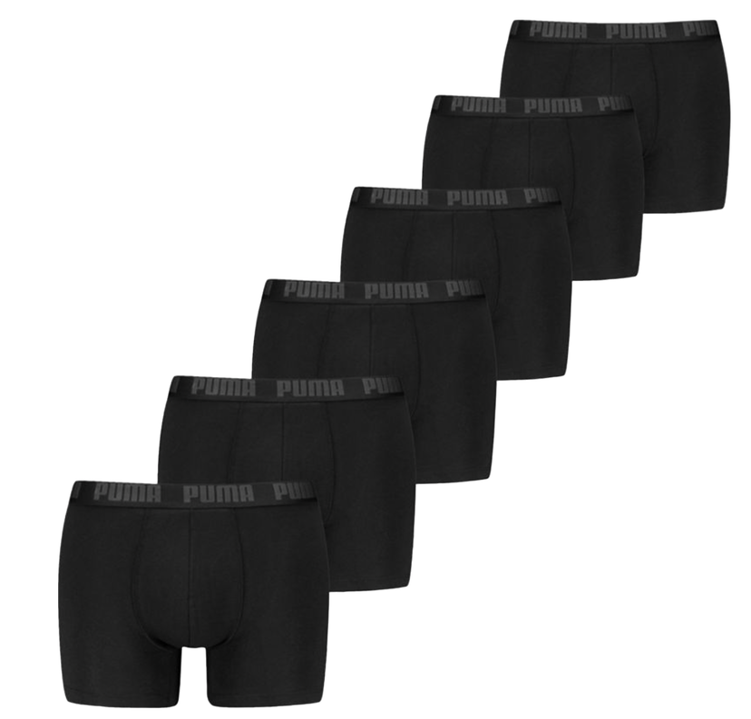 Boksere Puma Everyday Boxer 6 Pack Sort | 701227792-001