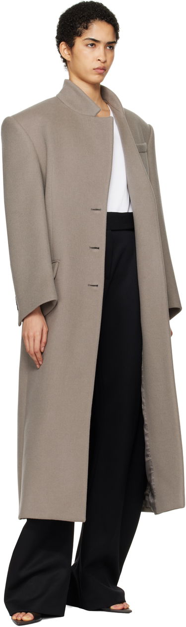 Frakker The Attico Attico Long Coat Grå | 250WCC00081 WWV058AA, 3