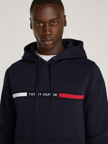 Sweatshirt Tommy Hilfiger Hoodie With Logo Blå | MW0MW37361DW5, 2
