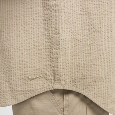 Skjorte Nike Life Short-Sleeve Seersucker Button-Down Shirt men Shortsleeves Beige | FN3222-247, 2