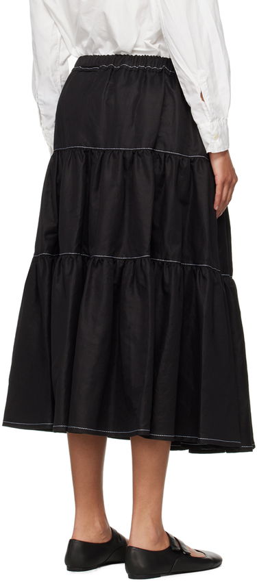 Nederdel Comme des Garçons Comme Des Garçons Tiered Midi Skirt Sort | TM-S026-051, 2