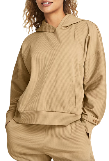 Sweatshirt Under Armour Rib Hoodie Beige | 1382732-263, 0