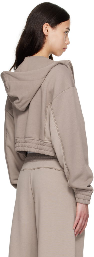 Sweatshirt On Running FKA twigs Edition Club Cropped Hoodie Beige | 1WF11663318, 2