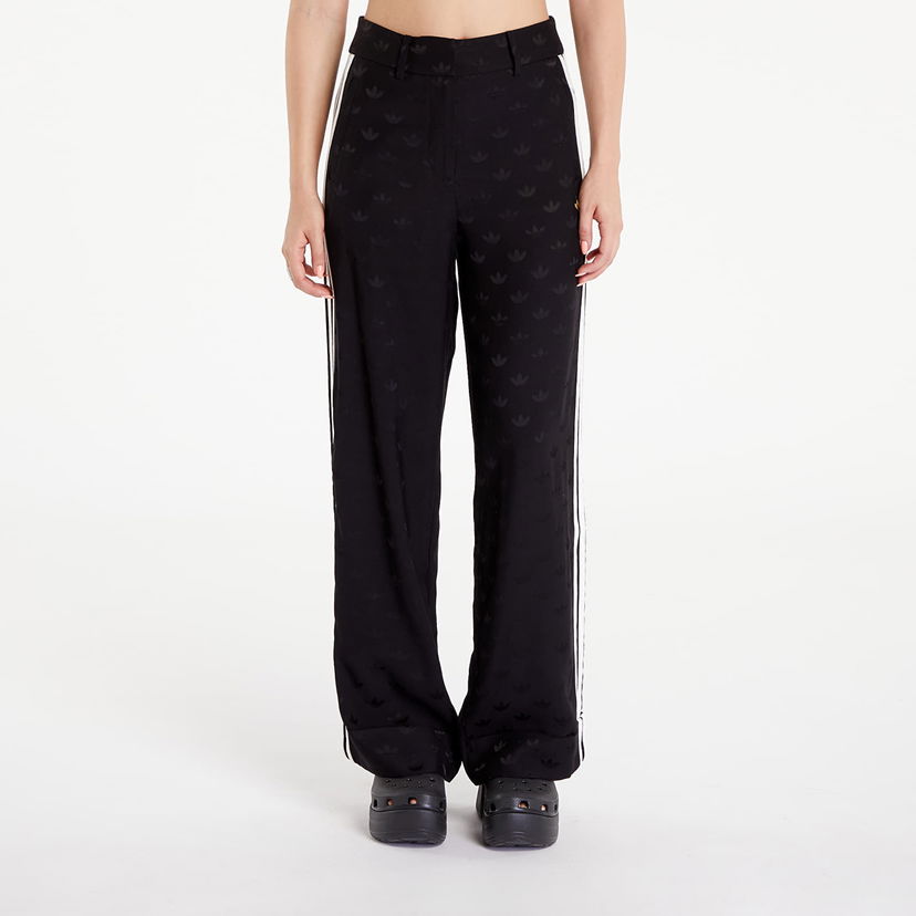 Bukser adidas Originals Premium Woven Jaquard Pants Black Sort | JI9659