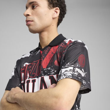 Jersey Puma AC Milan Retro ftblNRGY+ Graphic T-Shirt Sort | 779336_01, 2