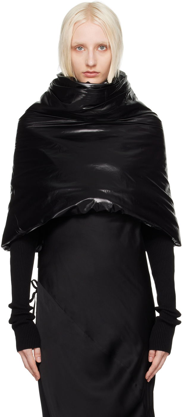 Tørklæde Rick Owens Cowl Scarf Sort | RP02D3443 NL