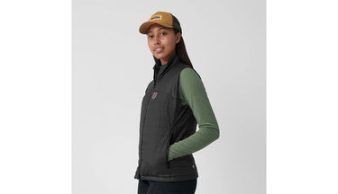 Vest FJÄLLRÄVEN Expedition X-Lätt Padded Vest Sort | F86366-550, 3