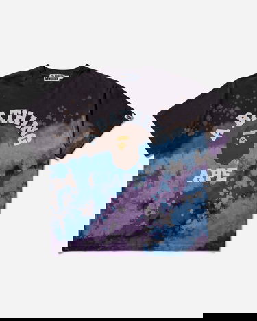 T-shirt BAPE Tie-Dye College T-Shirt Lilla | 1K80109003 BLACK, 0