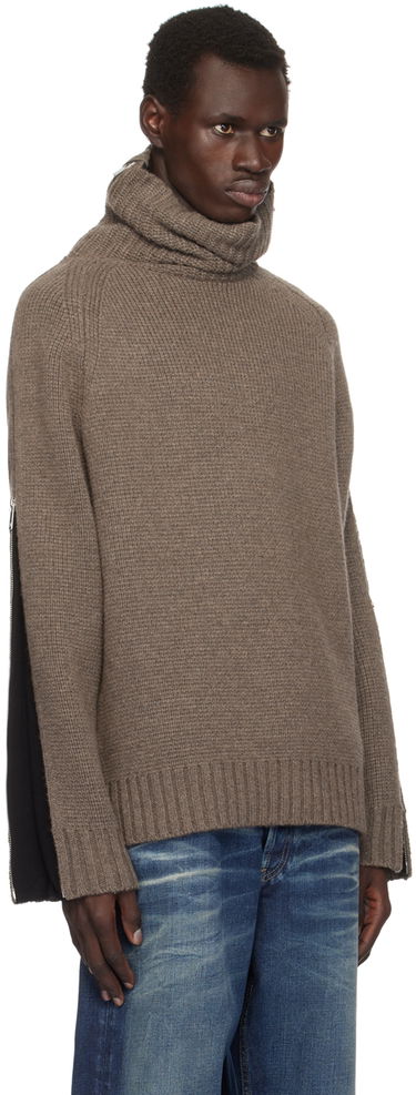 Sweater Helmut Lang Suitcase Turtleneck Sweater Brun | O06HM797, 3