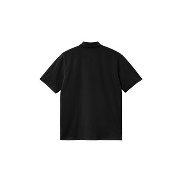 Polo skjorte Carhartt WIP S/S Chase Pique Polo Shirt Sort | I023807_00F_XX, 7
