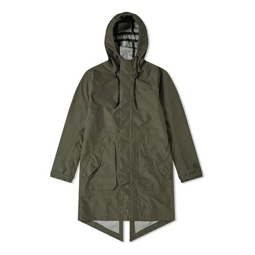Regnfrakke Nike Collection Parka Grøn | AJ1993-325, 0