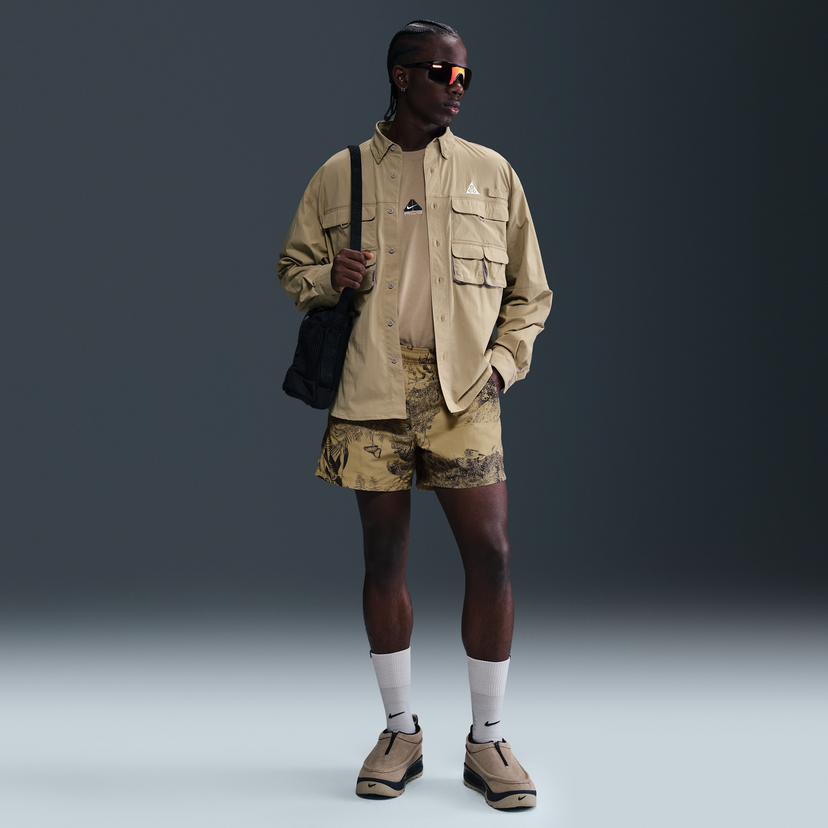 Skjorte Nike ACG ACG Reservoir Goat Print Shorts Beige | HJ2889-297