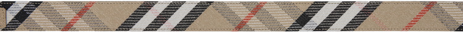 Bælter Burberry Burberry Check Signature Reversible Belt Beige | 8109683, 1